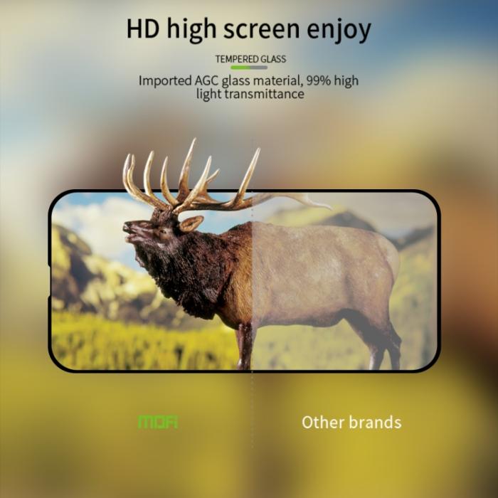 Bild 4, MOFI iPhone 14 Plus Skärmskydd Heltäckande Härdat Glas