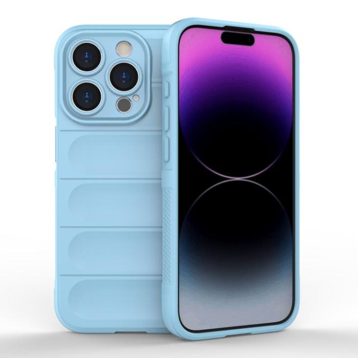 Bild 1, iPhone 15 Pro Skal Magic Shield Ljus Blå