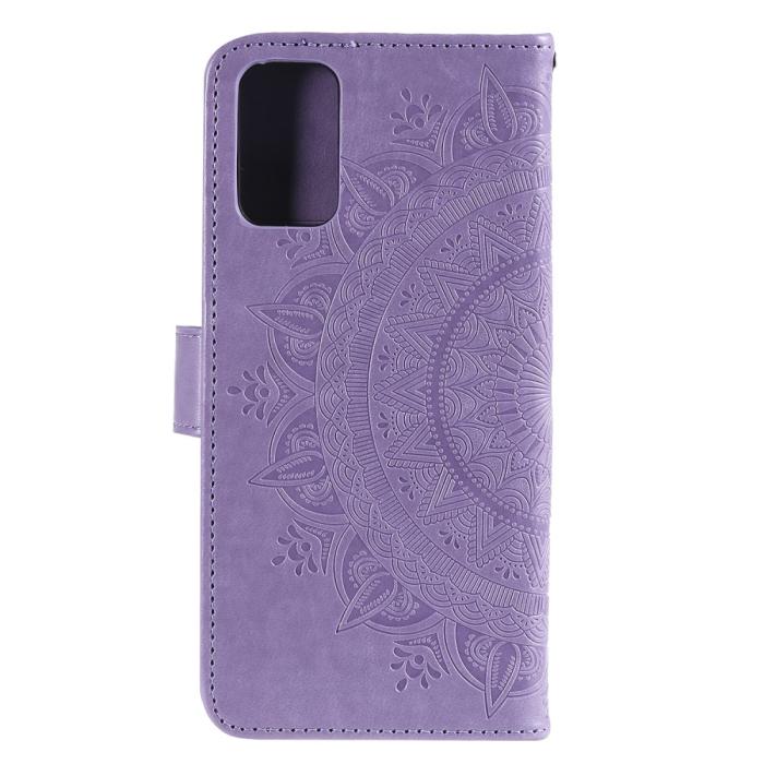 Bild 3, Samsung Galaxy S20 FE - Mandala Fodral - Lila
