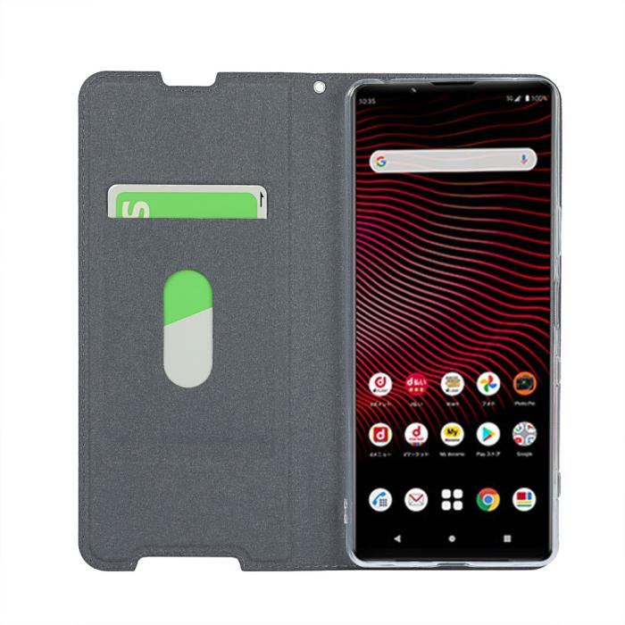 Bild 6, Sony Xperia 1 III - Läder Flip Fodral - Svart