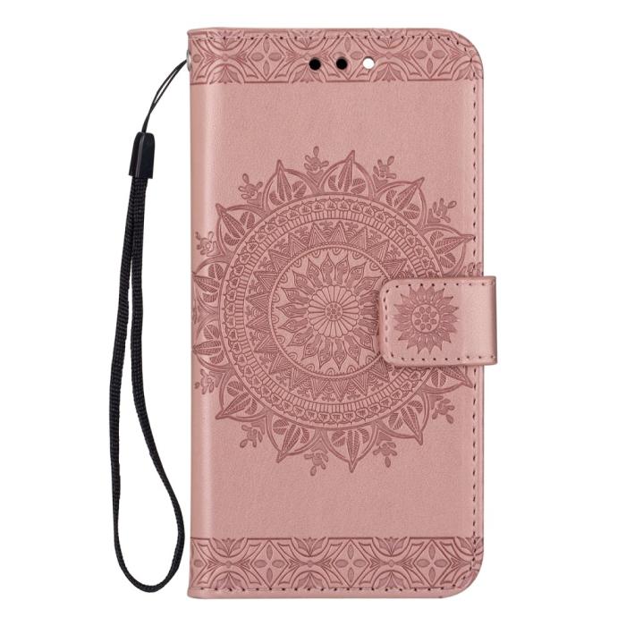 Bild 3, iPhone 11 - Mandala Plånboksfodral - Roséguld