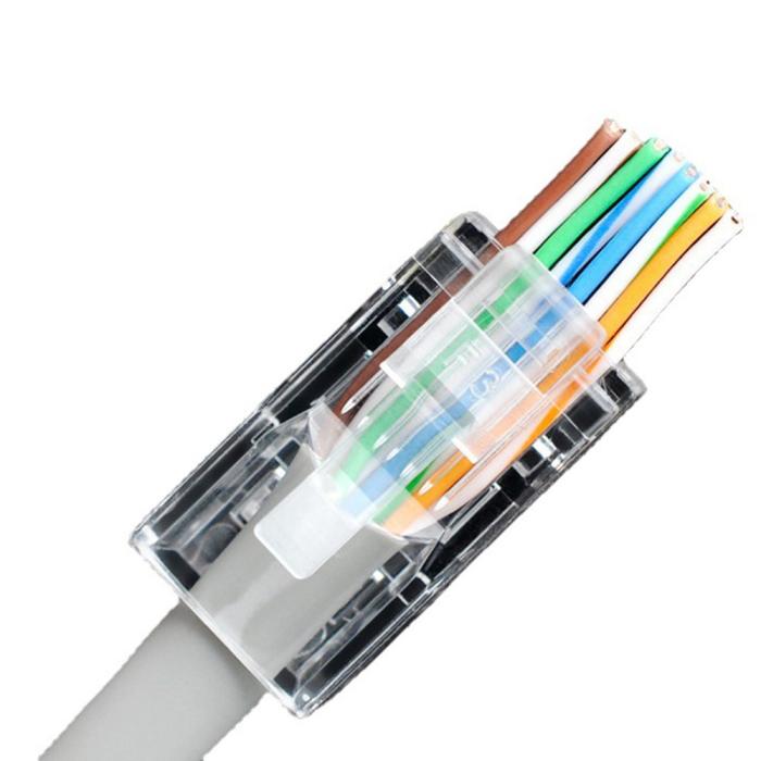 Bild 3, 100-PACK Cat5 RJ45 Kontaktdon