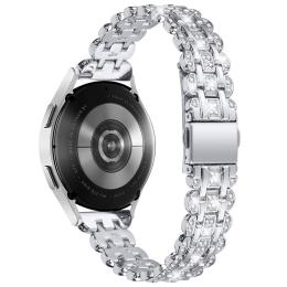 Galaxy Watch FE 40 mm Armband Metall Bling Silver