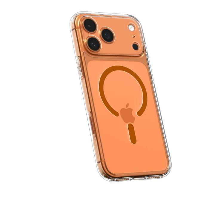 Bild 5, Spigen iPhone 17 Pro Max Skal MagSafe Ultra Hybrid Transparent/Orange