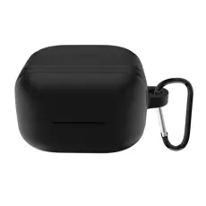 Galaxy Buds 4 / 4 Pro Skal Med Karbinhake Silikon Svart
