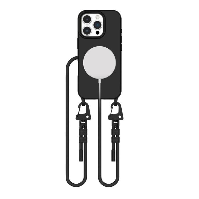 Bild 1, Tech-Protect iPhone 16 Pro Max Skal MagSafe MagNecklace Svart