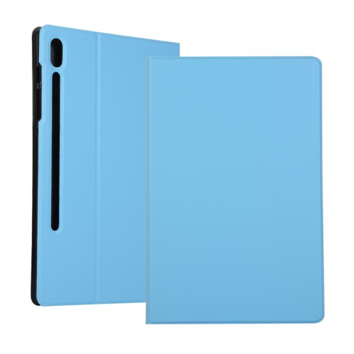 Bild 1, Samsung Galaxy Tab S7 Plus / Tab S8 Plus Fodral Case Stand Ljus Blå