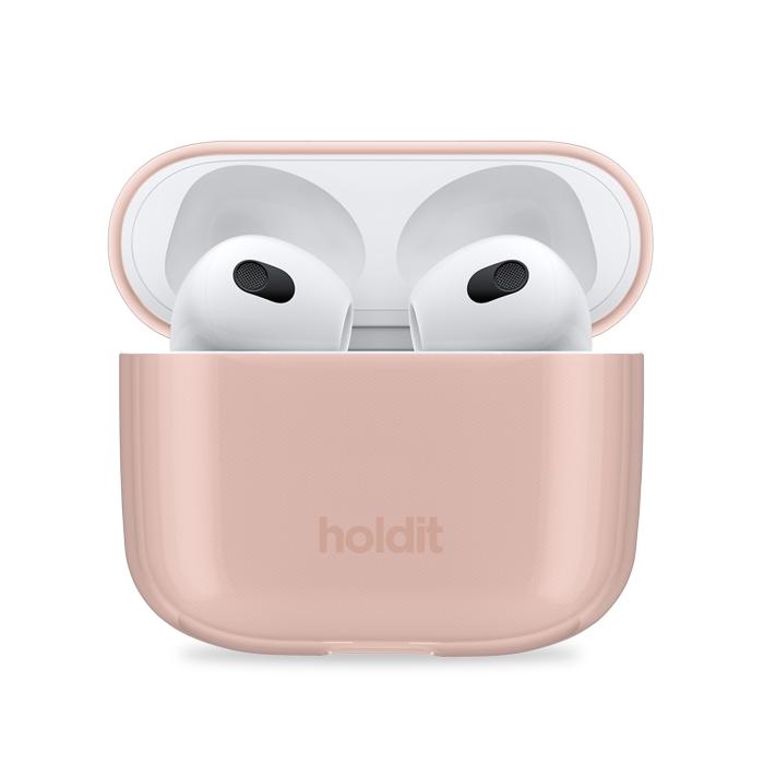 Bild 1, holdit AirPods 3 Skal Seethru Blush Pink