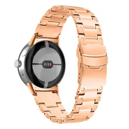 Lyxigt Metallarmband Google Pixel Watch / Watch 2 Roséguld