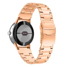 Lyxigt Metallarmband Google Pixel Watch / Watch 2 Roséguld
