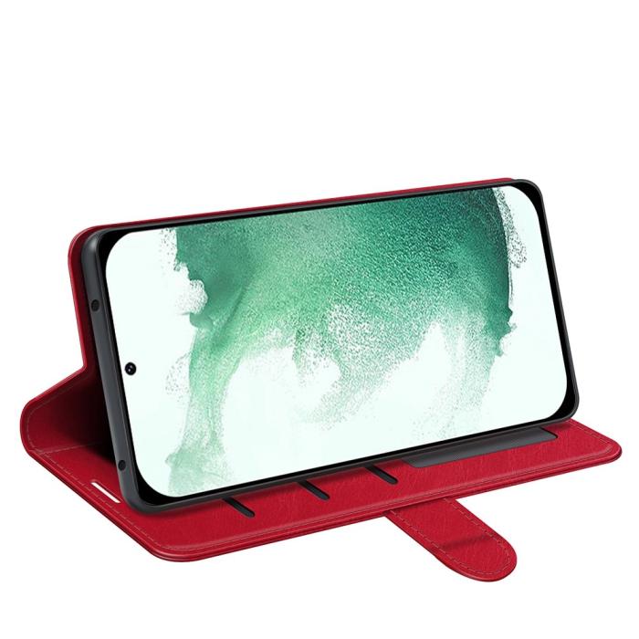 Bild 3, Samsung Galaxy S23 Plus Fodral Crazy Horse Röd