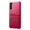 KSQ Samsung Galaxy S23 Plus Skal Med 2 Kortfack Rosa