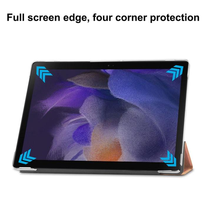 Bild 5, Samsung Galaxy Tab A8 10.5 (2021) Fodral Tri-Fold Roséguld
