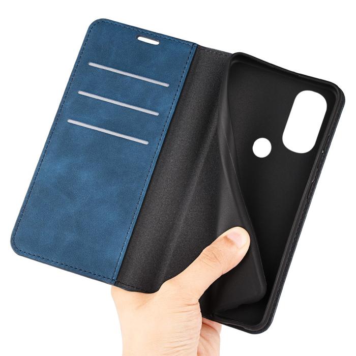 Bild 4, Motorola Moto G71 Fodral Flip Blå