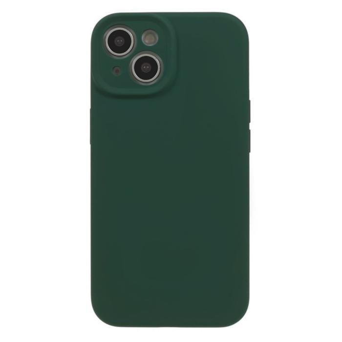 Bild 1, iPhone 15 Plus Skal Liquid Silikon Militär Grön