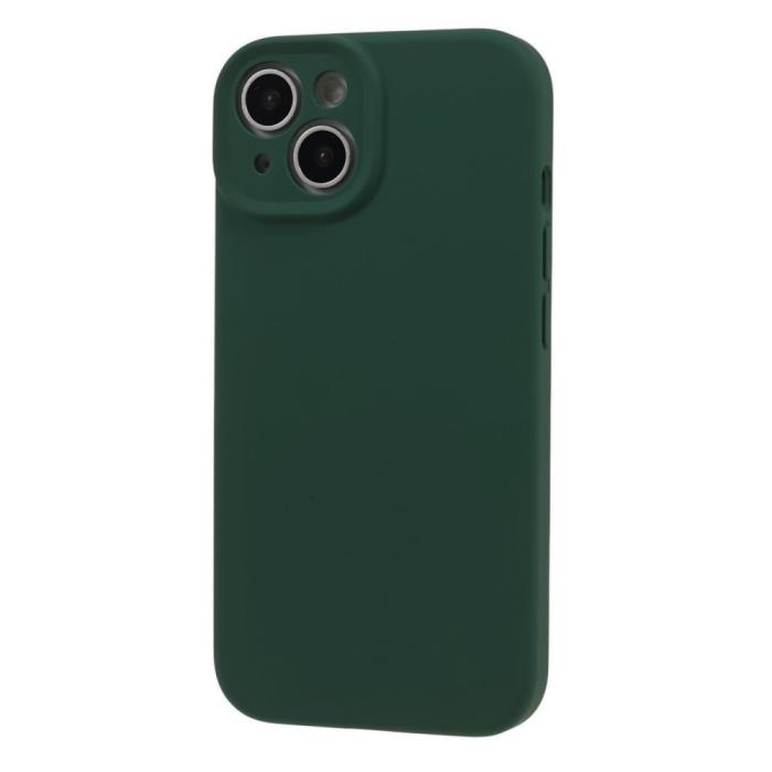 Bild 3, iPhone 15 Plus Skal Liquid Silikon Militär Grön