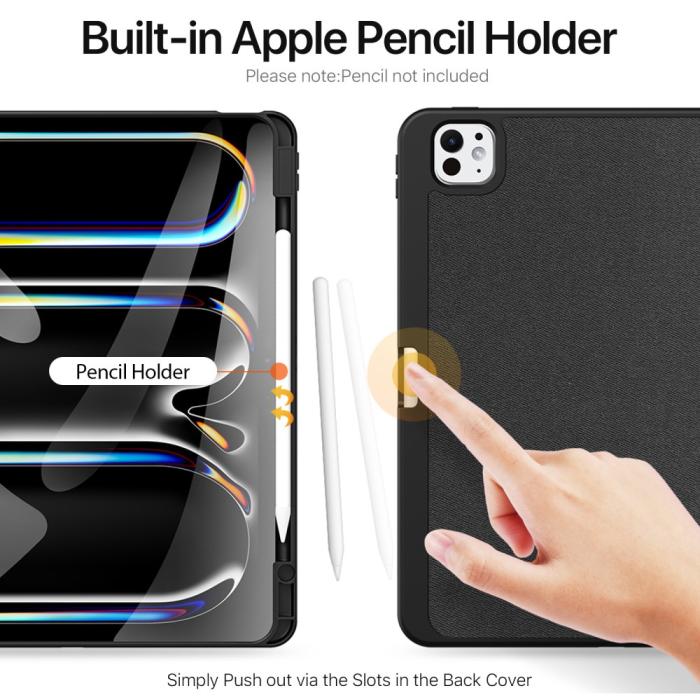 Bild 4, DUX DUCIS iPad Pro 13 2024 DOMO Series Fodral Svart
