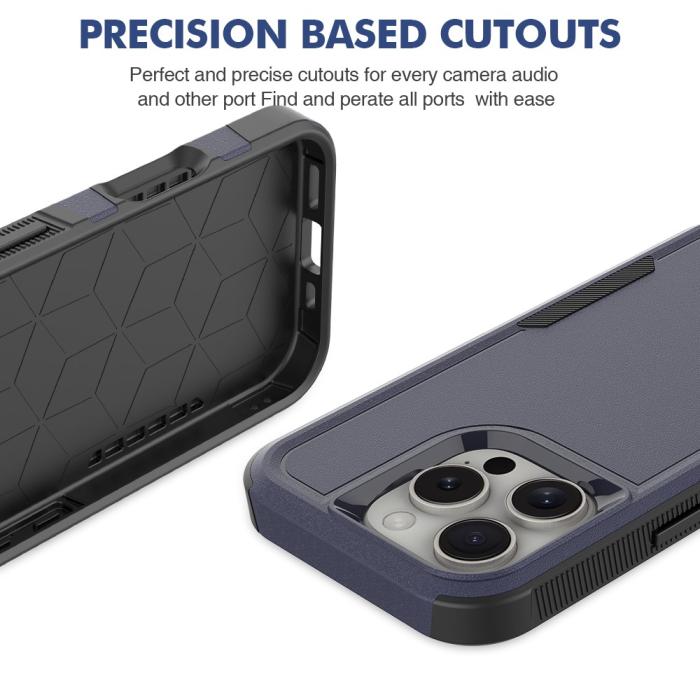 Bild 5, iPhone 16 Pro Skal Extreme Shockproof Mörk Blå