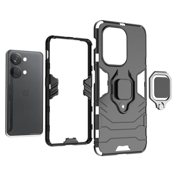 Bild 4, OnePlus Nord 3 5G Skal Hybrid Armor Ring Röd
