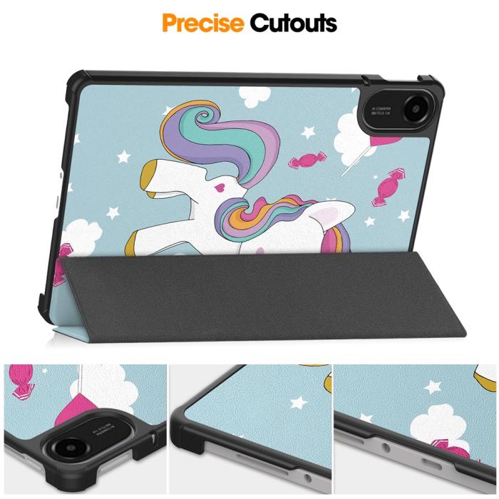 Bild 6, Xiaomi Redmi Pad 2 Fodral Tri-Fold Enhörning