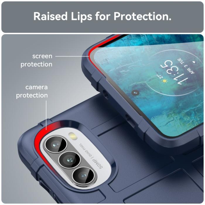 Bild 6, Motorola Moto G52/G82 Skal Robust Blå