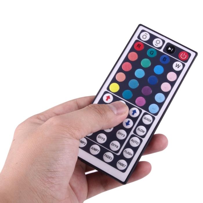 Bild 6, LED-Slinga RGB med fjärrkontroll, 4x50 cm
