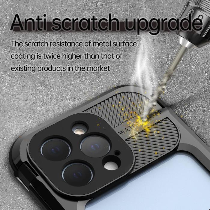 Bild 2, ShellBox iPhone 13 Pro MagSafe IP68 Aluminium Vattentät Skal Svart