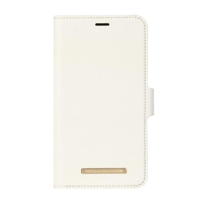 Bild 1, ONSALA iPhone XR 2in1 Magnet Fodral / Skal Saffiano White