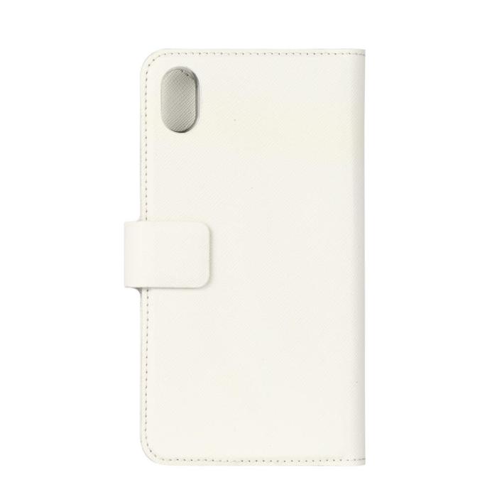 Bild 4, ONSALA iPhone XR 2in1 Magnet Fodral / Skal Saffiano White