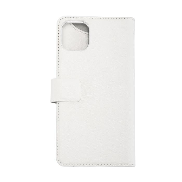 Bild 4, ONSALA iPhone 11 Pro Max 2in1 Magnet Fodral / Skal Saffiano White