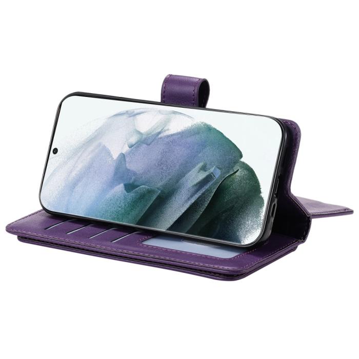 Bild 6, Samsung Galaxy S22 Ultra Fodral 10-korts Flerfack Lila
