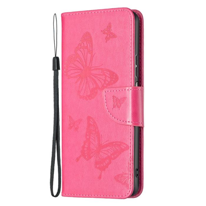 Bild 6, Xiaomi Redmi 10 5G Fodral Butterfly Rosa