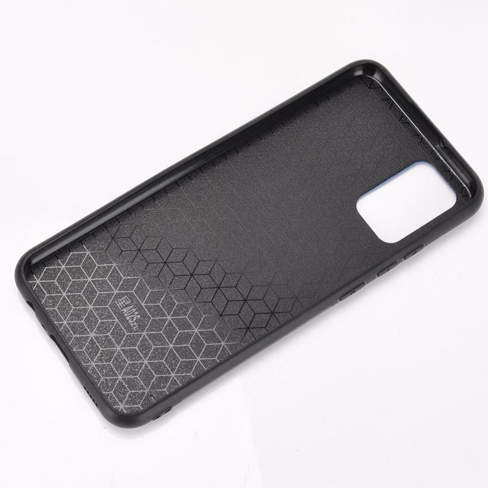 Bild 4, Samsung Galaxy A02s - Läderbelagt Hybrid Skal - Svart