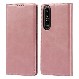 Sony Xperia 1 III - Flip Fodral Med Magnetisk Stängning - Roséguld