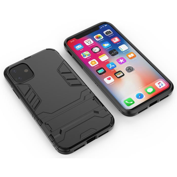 Bild 4, iPhone 11 - Armour Hybrid Skal - Svart