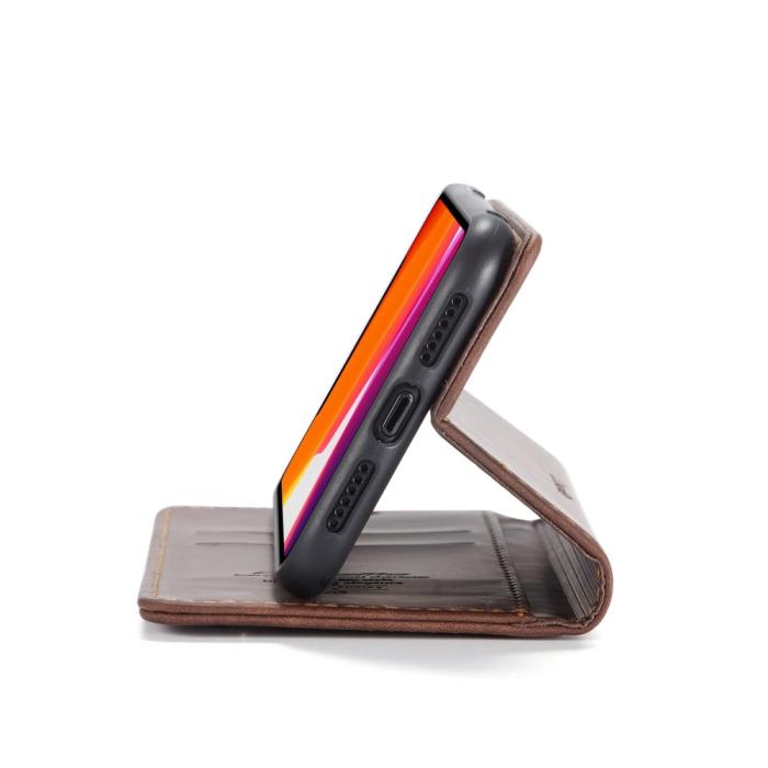 Bild 5, iPhone 11 - CASEME Plånboksfodral - Brun