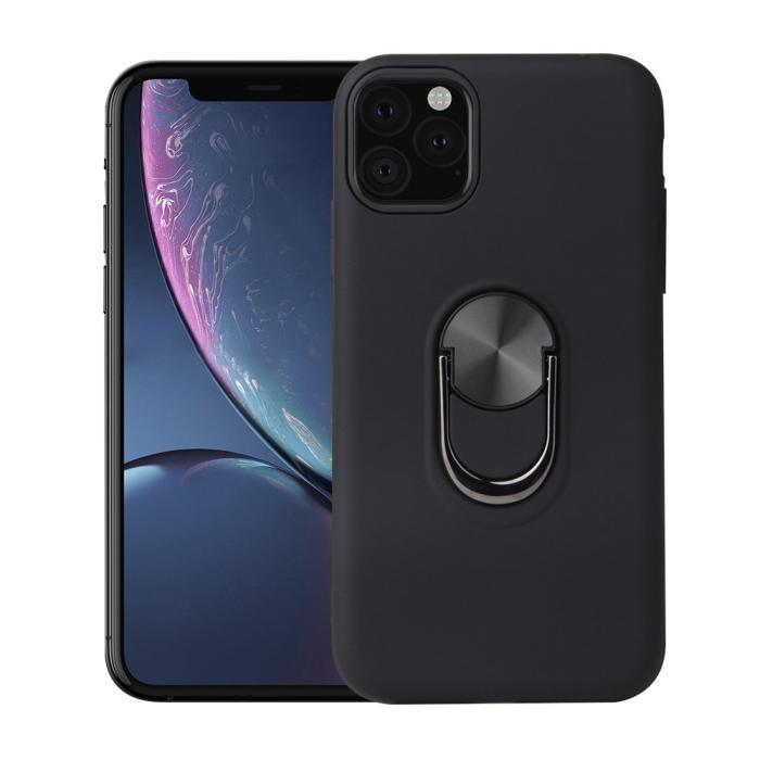 Bild 1, iPhone 11 - Armour Ring Skal - Svart