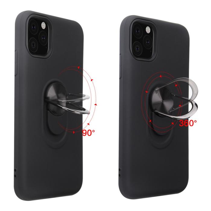 Bild 4, iPhone 11 - Armour Ring Skal - Svart