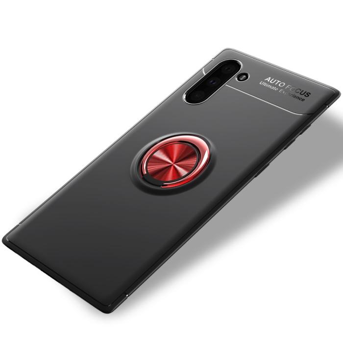 Bild 2, Samsung Galaxy Note 10 - Ring Skal - Svart/Röd