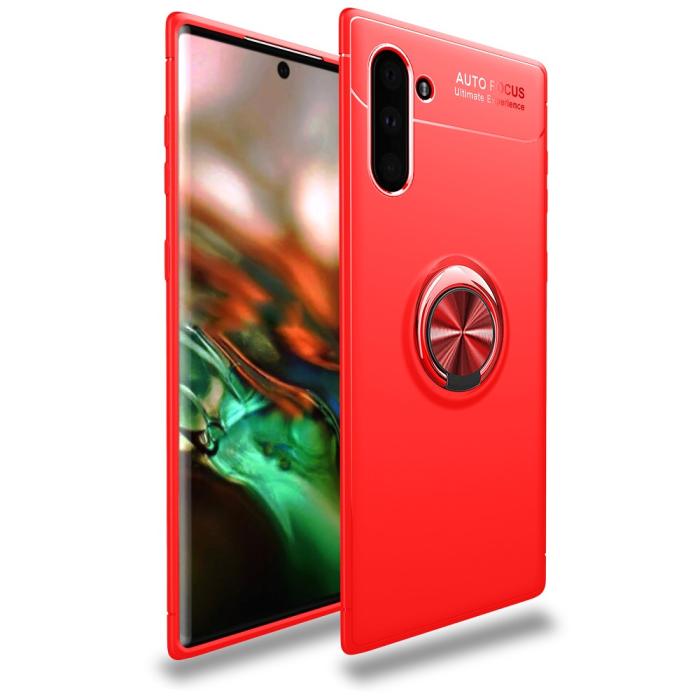 Bild 1, Samsung Galaxy Note 10 - Ring Skal - Röd
