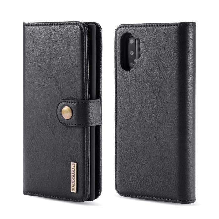 Bild 2, Samsung Galaxy Note 10 Plus - DG.MING Plånboksfodral/Magnet Skal - Svart