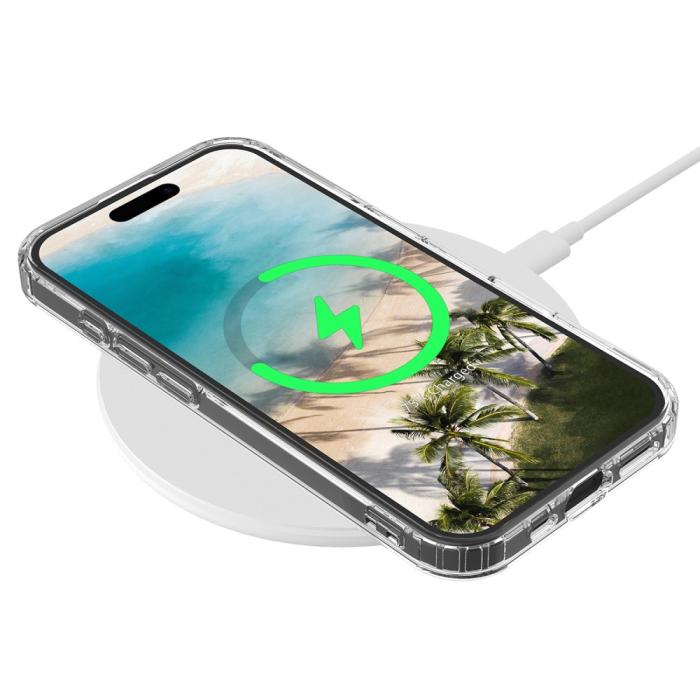Bild 3, iPhone 16 Skal MagSafe Akryl/TPU Transparent