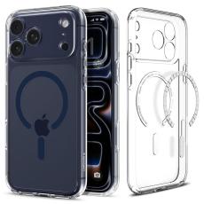 Spigen iPhone 17 Pro Skal MagSafe Ultra Hybrid Clear / Deep Blue