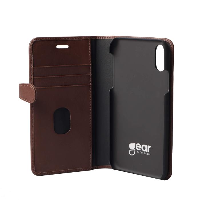 Bild 3, Buffalo iPhone XR Fodral 2in1 Äkta Läder Brun