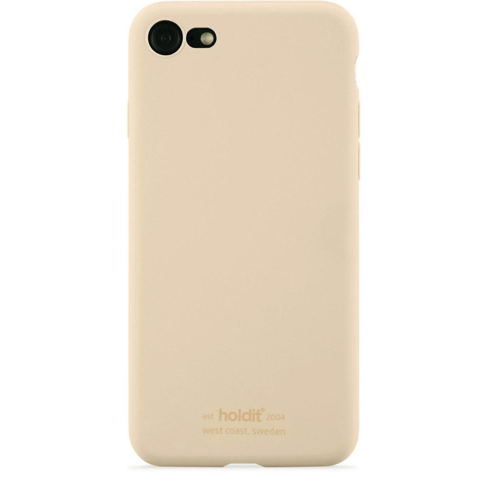 holdit iPhone 7/8/SE Mobilskal Silikon Beige