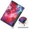 Galaxy Tab S9 FE Plus Fodral Tri-Fold Läder Cosmic Space