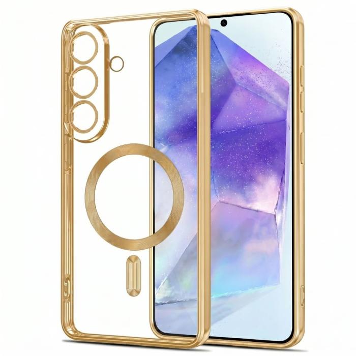 Bild 3, Tech-Protect Galaxy A27 5G Skal MagSafe MagFlex Shiny Gold