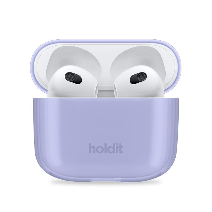 Bild 1, holdit AirPods 3 Skal Seethru Lavender