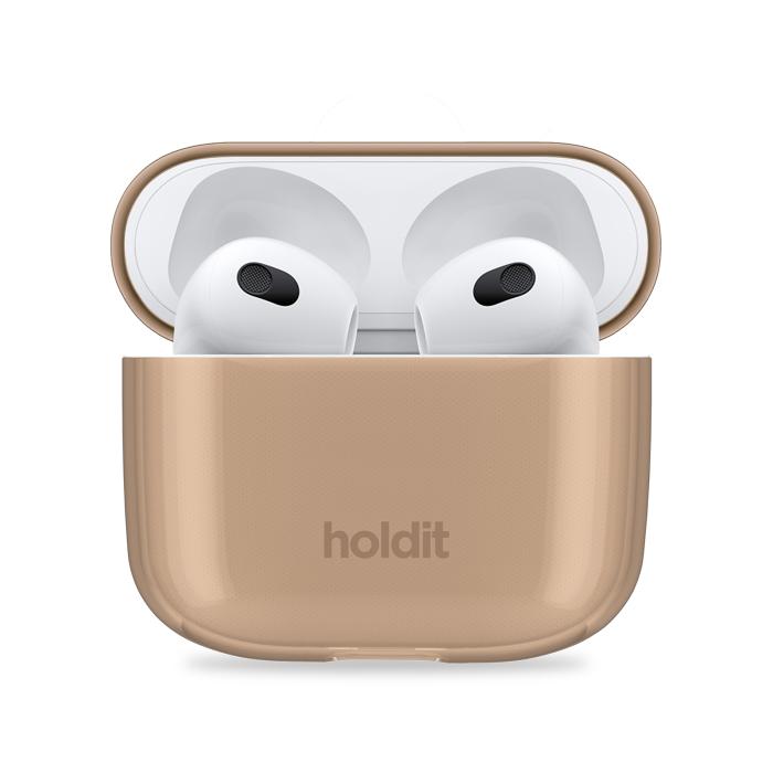 Bild 1, holdit AirPods 3 Skal Seethru Dark Brown