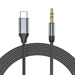 Tech-Protect 1m USB-C - AUX Ljudadapter UltraBoost Svart